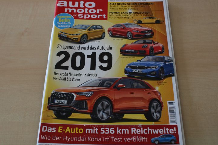Deckblatt Auto Motor und Sport (25/2018)